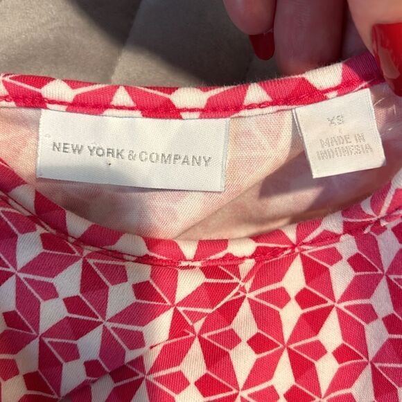 New York & Company sleeveless dress size XS. 100% cotton - Picture 5 of 9